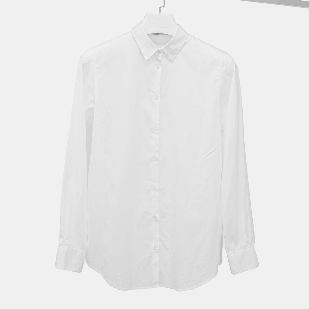Etro Basic White Cotton Button Up - image 1